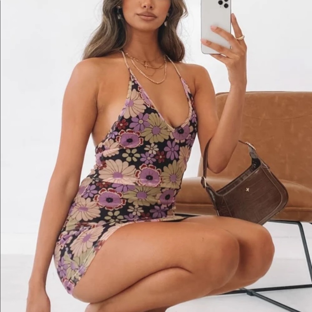 Beginning Boutique Karlie Mini Dress, size medium